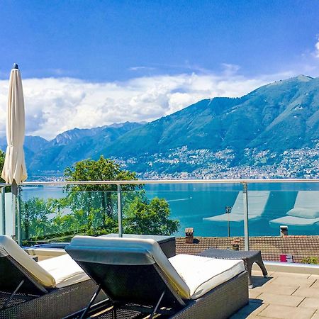 Apartment Vista Lago Maggiore 1-Floor Left By Interhome Gambarogno Bagian luar foto