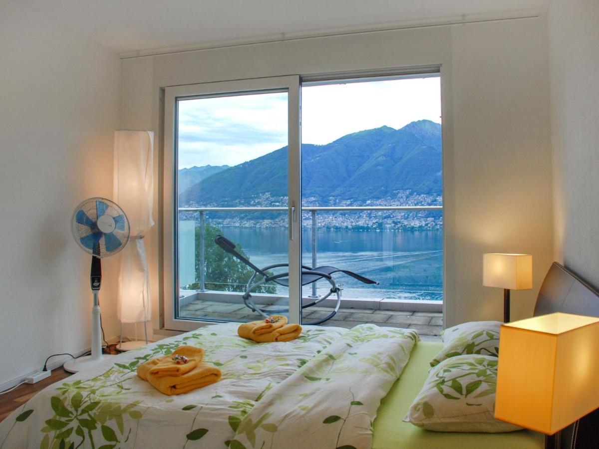 Apartment Vista Lago Maggiore 1-Floor Left By Interhome Gambarogno Bagian luar foto
