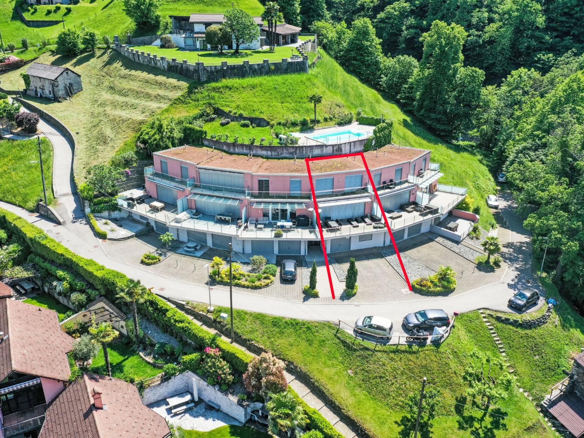Apartment Vista Lago Maggiore 1-Floor Left By Interhome Gambarogno Bagian luar foto