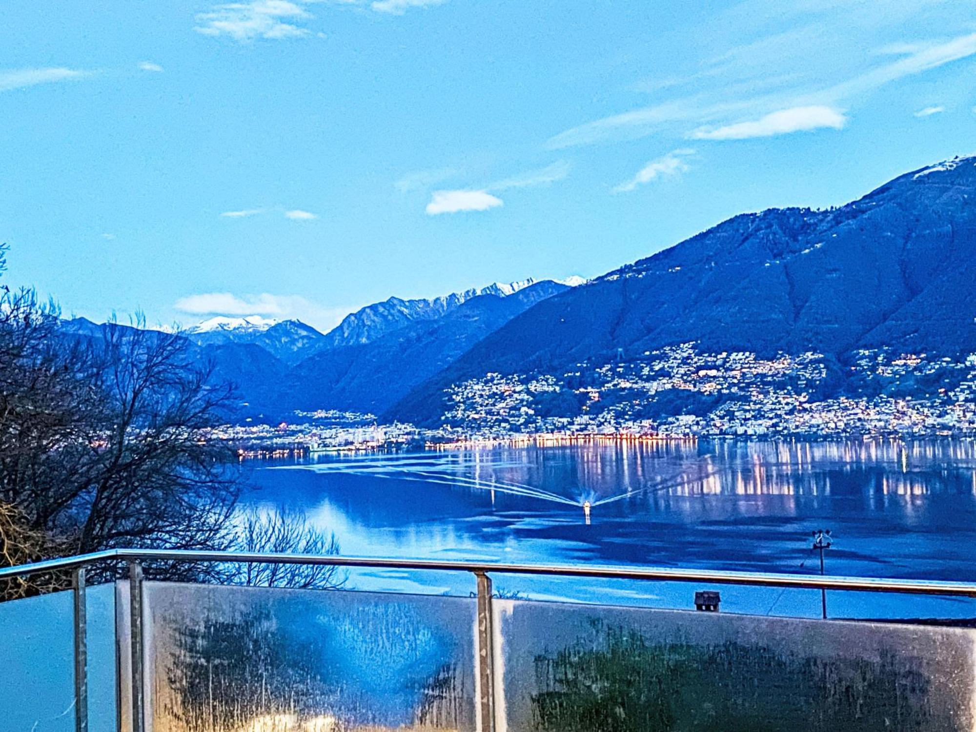 Apartment Vista Lago Maggiore 1-Floor Left By Interhome Gambarogno Bagian luar foto