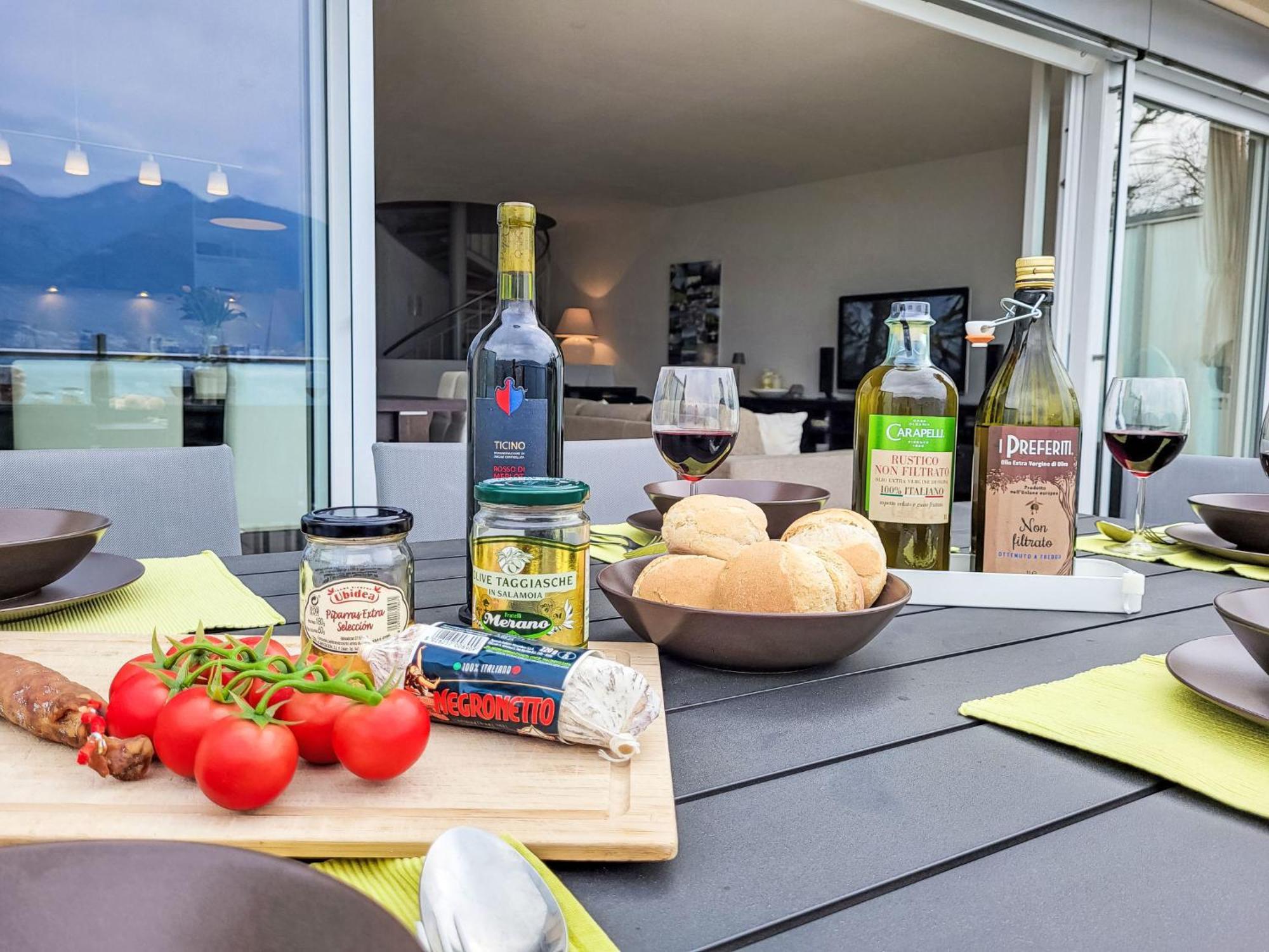 Apartment Vista Lago Maggiore 1-Floor Left By Interhome Gambarogno Bagian luar foto