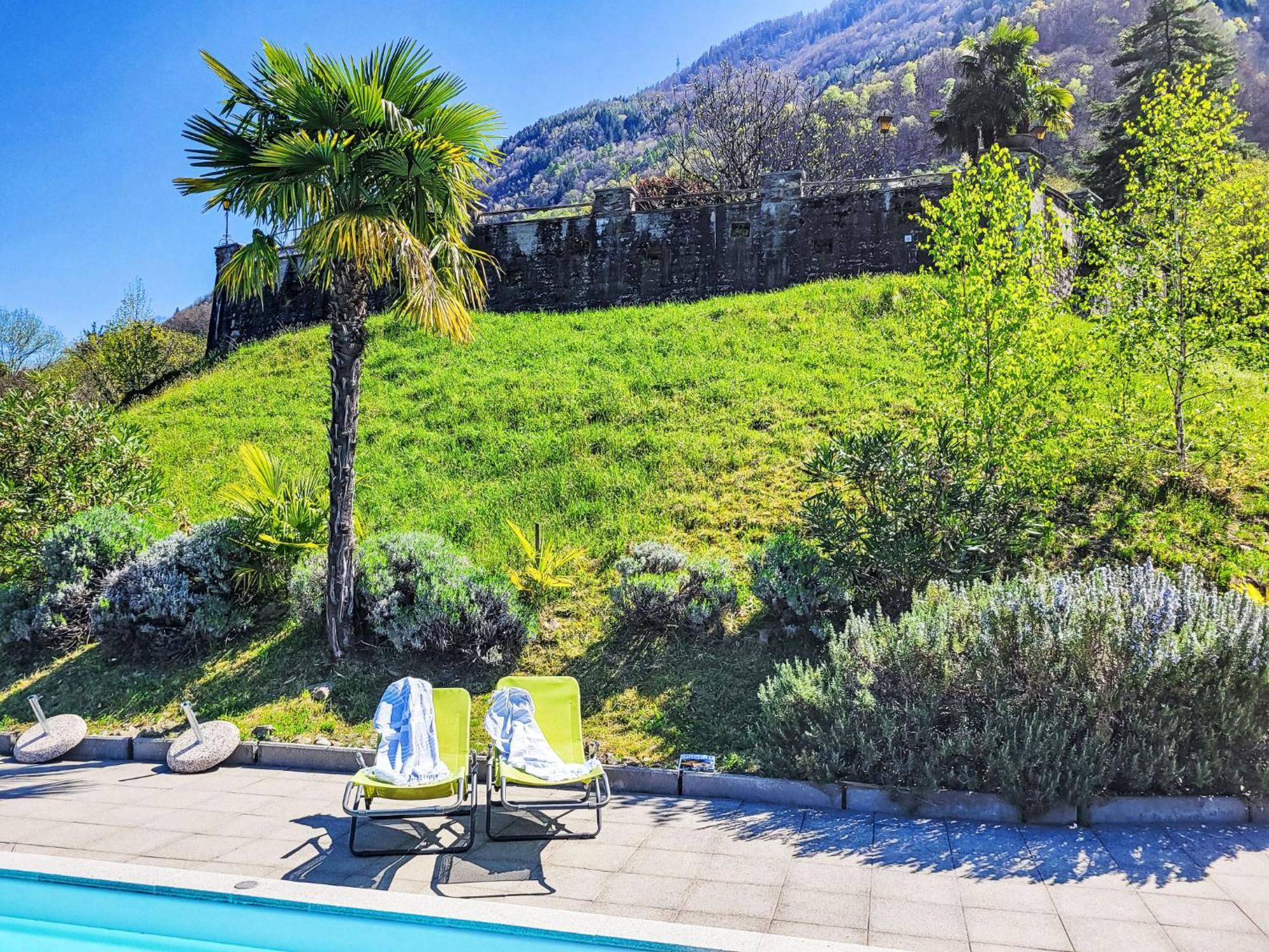 Apartment Vista Lago Maggiore 1-Floor Left By Interhome Gambarogno Bagian luar foto